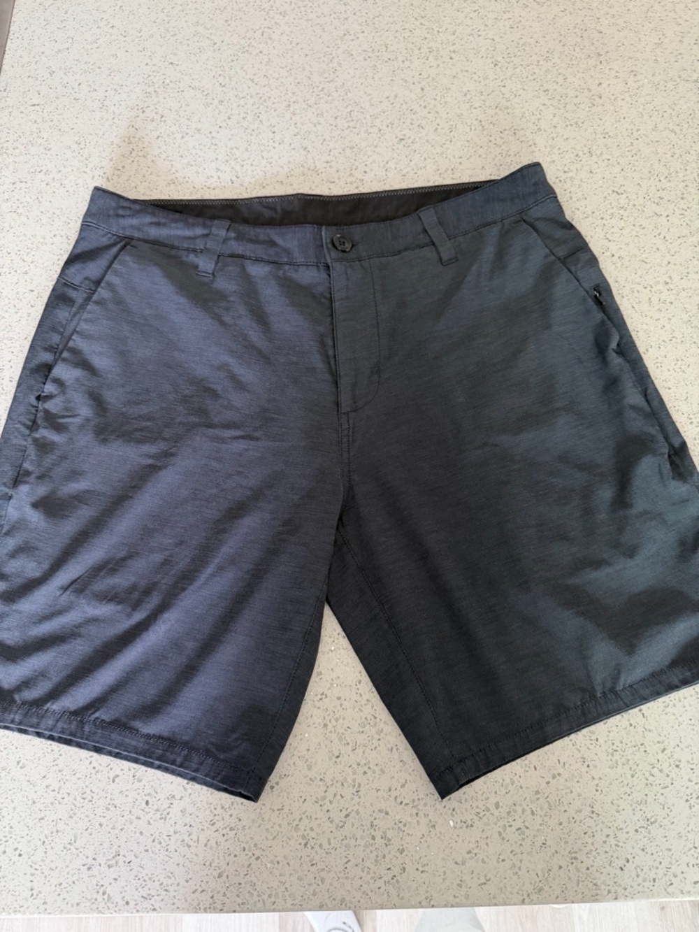 Vuori Men's Black Flat Front Performance Shorts